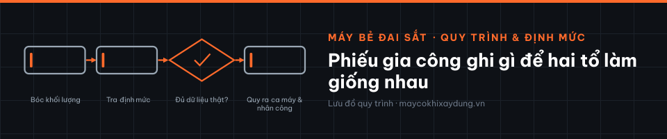 Phiếu gia công ghi gì để hai tổ làm giống nhau