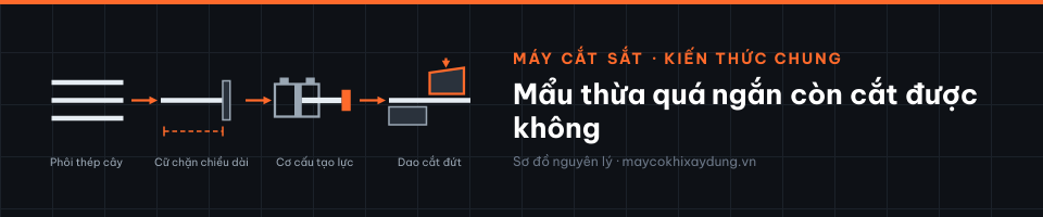Mẩu thừa quá ngắn còn cắt được không