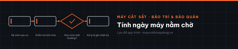 Tính ngày máy nằm chờ